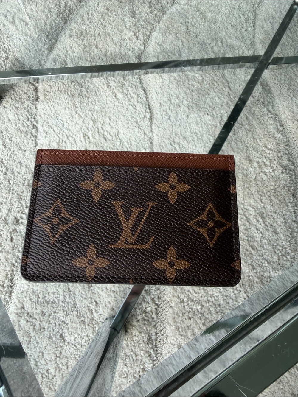 Louis Vuitton Brown Monogram Slim Card Sleeve